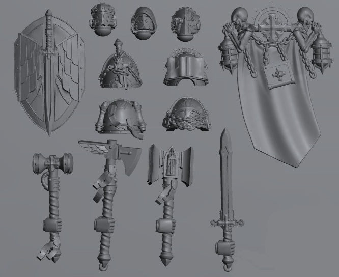 Sci Fi Marine Conversion Bits