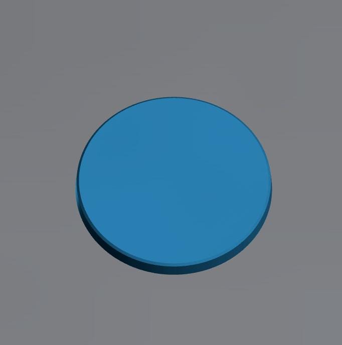 Rectangle/Round Epic Scale Miniature Bases |  8mm Square Bases for Epic Scale Wargaming