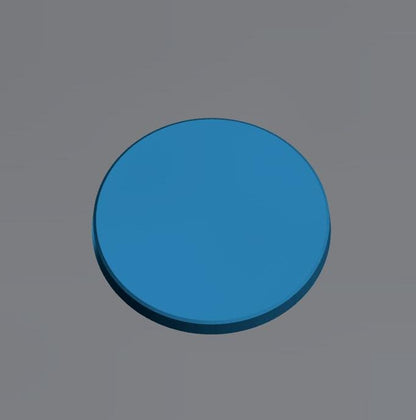 Rectangle/Round Epic Scale Miniature Bases |  8mm Square Bases for Epic Scale Wargaming