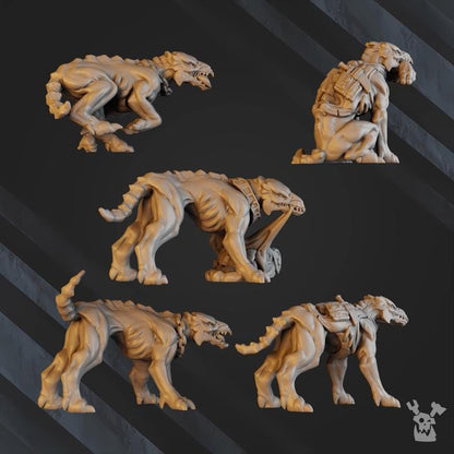 Midnight Sun Covenant Anunnaki Tribe Watchdogs | 32/28mm Heroic-Scale Sci-Fi Infantry Miniatures