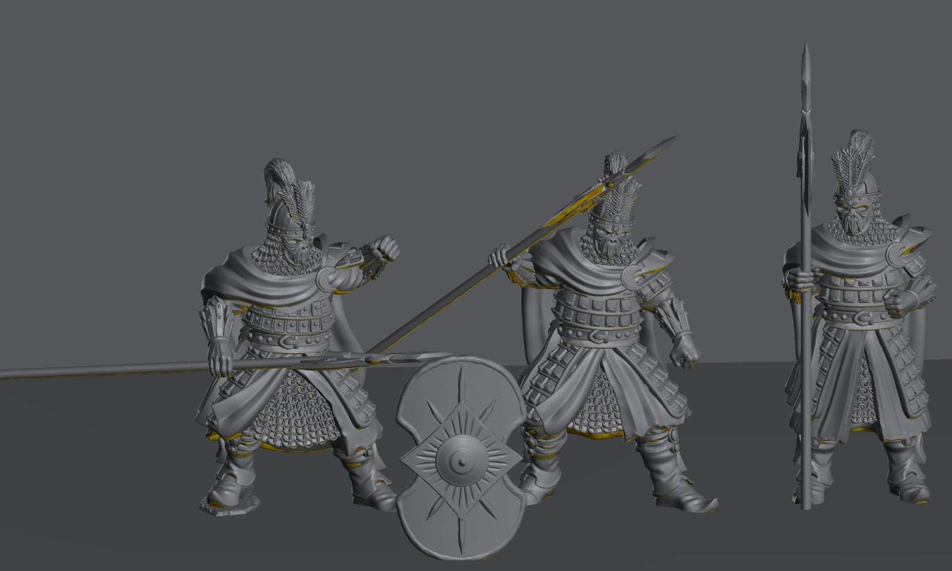 Golden Horde Mamluk Guards | 28mm Scale Fantasy Infantry Miniatures