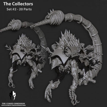 Cursed Elves Collector/Spirit Leecher | 32/28mm Heroic-Scale Sci-Fi Monster Miniatures