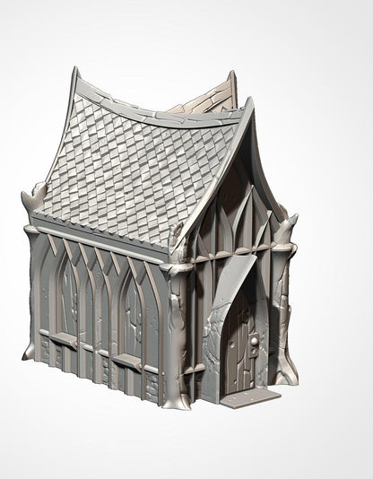 Wood Elf Village | 32/28mm Wargaming Scenery and Miniature Terrain
