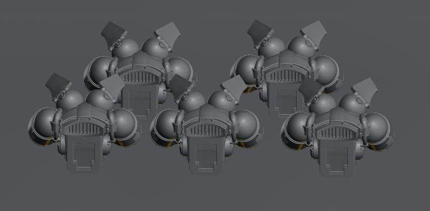 Pactum Aeternum Jetpacks | 32/28mm Heroic-Scale Sci-Fi Conversion Bits