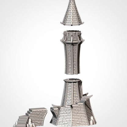 Elven Buildings | 32/28mm Wargaming Scenery and Miniature Terrain