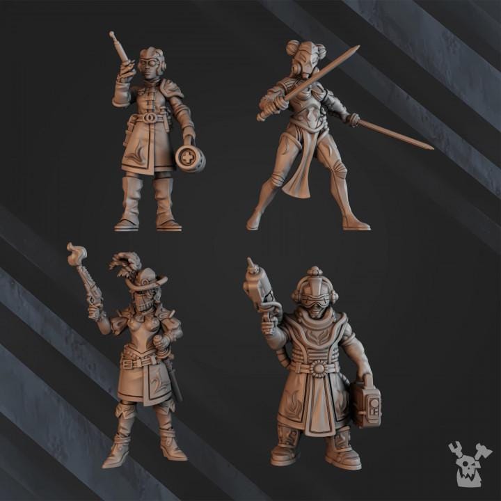 Dashing Nebula Syndicate | 32/28mm Heroic-Scale Sci-Fi  Infantry Miniatures