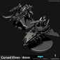 Cursed Elves Raiding Shuttles | 8mm Epic Scale Sci-Fi Vehicle Miniatures