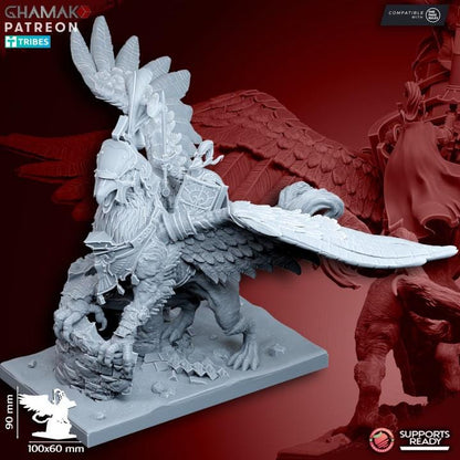 The Human Empire Gryphon | 28mm Heroic-Scale Fantasy Monster Miniatures
