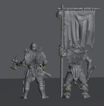 Orc Command | 28mm Scale Fantasy Infantry Miniatures