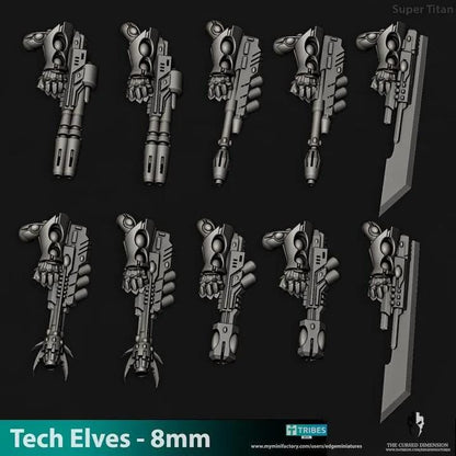 Tech Elves Super Titan | 8mm Epic Scale Sci-Fi Titan Miniature