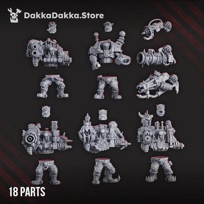 Porkaz Maraderz Mob | 32/28mm Heroic-Scale Sci-Fi Infantry Miniatures