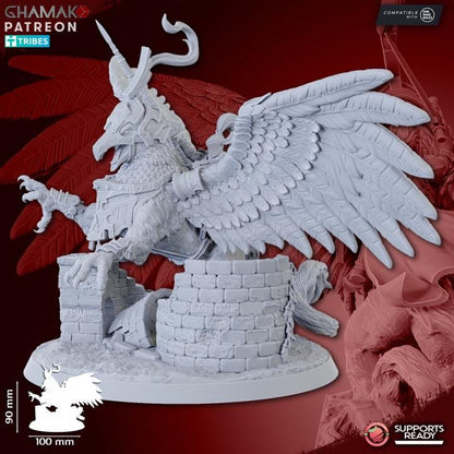 The Human Empire Gryphon | 28mm Heroic-Scale Fantasy Monster Miniatures