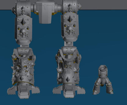 Impaler Titan Miniature | 32/28mm Heroic-Scale Sci-Fi War Engine