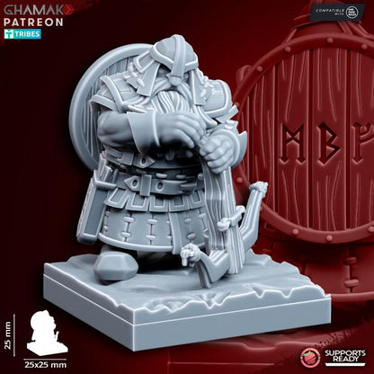 Dwarf Ranged Infantry | 28mm Heroic-Scale Fantasy Infantry Miniatures