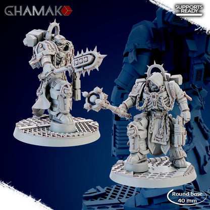 Pontifex Of War | 32/28mm Heroic-Scale Sci-Fi Leader