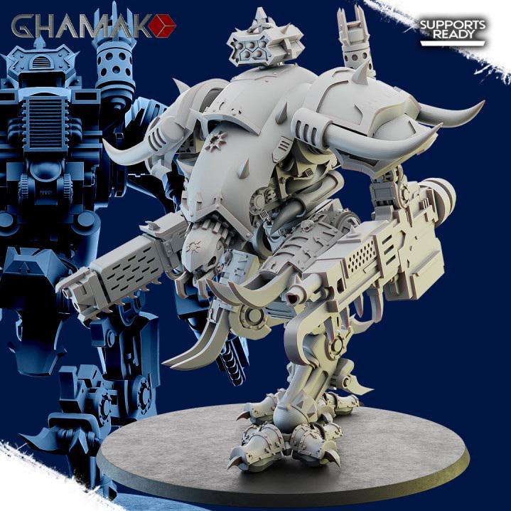 Corrupted Knight | 32/28mm Heroic-Scale Sci-Fi War Engine