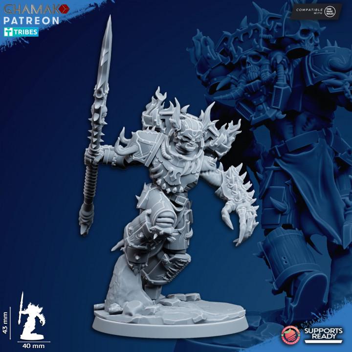 Heretic Corrupted Militum | 32/28mm Heroic-Scale Sci-Fi Heavy Power Armour Infantry