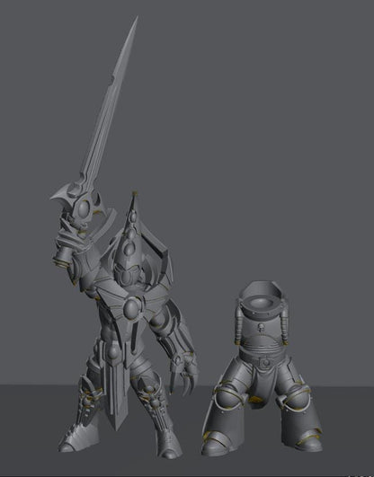 Tech Elves God | 8mm Epic Scale Sci-Fi Titan Miniature