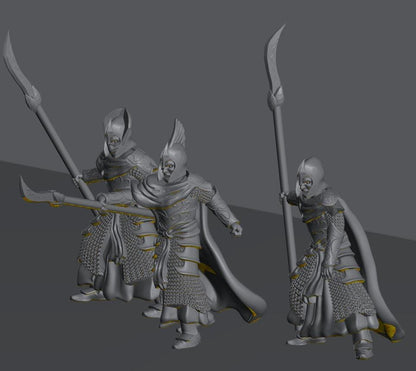 Oathbreaker Elven Warriors | 28mm Scale Fantasy Infantry Miniatures