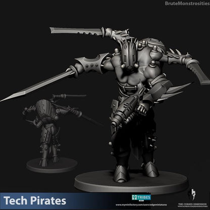 Cursed Elves/Tech Pirates Monstrosities | 32/28mm Heroic-Scale Sci-Fi Infantry Miniatures