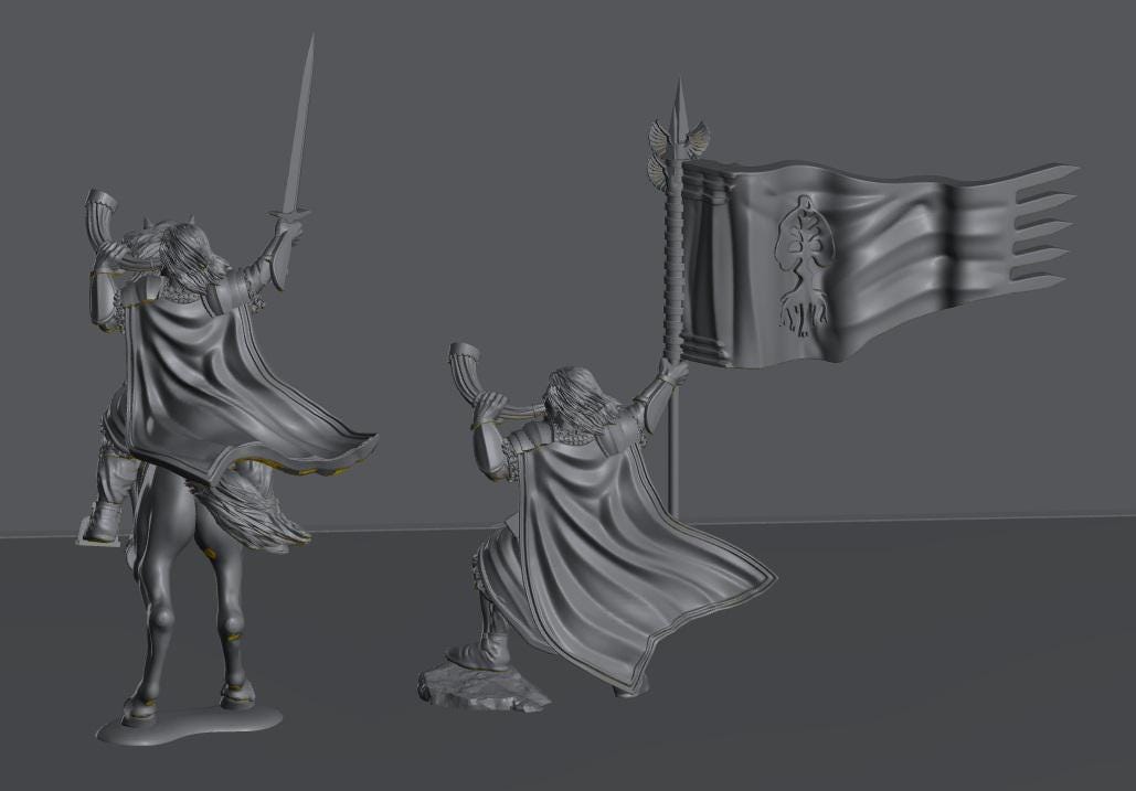 White City Guardian of the City | 28mm Scale Fantasy Infantry Miniatures