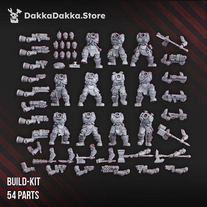 Colossus Squad | 32/28mm Heroic-Scale Sci-Fi  Infantry Miniatures