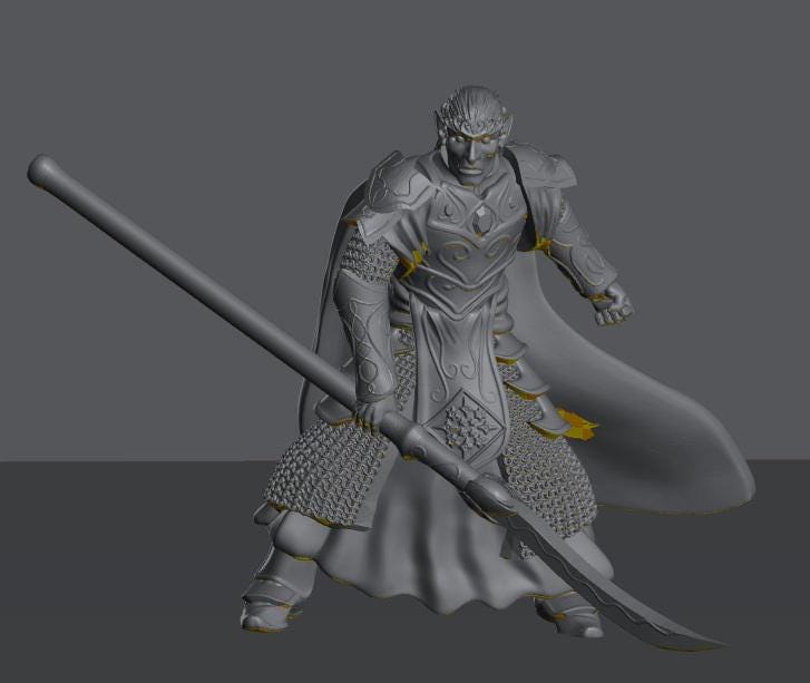 Oathbreaker Elven King | 28mm Scale Fantasy Infantry Miniatures