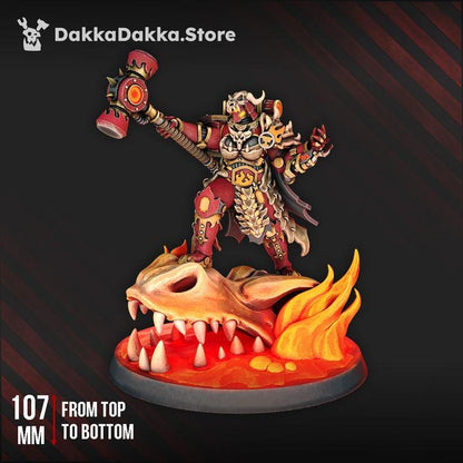 Iskra Nova The Firestorm | 32/28mm Heroic-Scale Sci-Fi Heavy Power Armour Infantry Leader