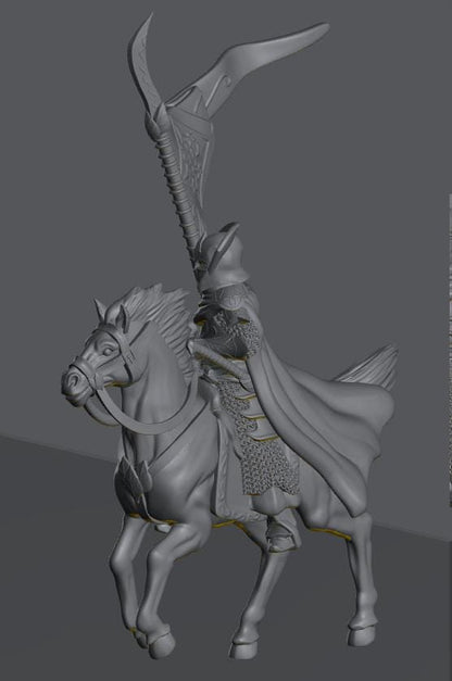 Oathbreaker Elven Banner | 28mm Scale Fantasy Infantry Miniatures