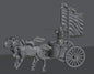 Chariot Raiders Warrior on Chariot | 28mm Scale Fantasy War Machine Miniatures