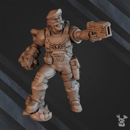 Green Hell Division Commando Squad | 32/28mm Heroic-Scale Sci-Fi Infantry