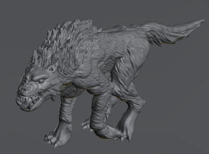 Feral Wolves | 28mm Scale Fantasy Beast Miniatures