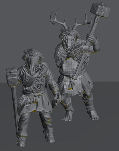 Savage Hillmen Warriors | 28mm Scale Fantasy Infantry Miniatures