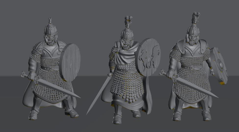 Horse Lords Guards | 28mm Scale Fantasy Infantry Miniatures