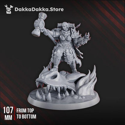 Iskra Nova The Firestorm | 32/28mm Heroic-Scale Sci-Fi Heavy Power Armour Infantry Leader