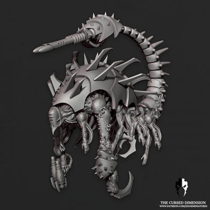Cursed Elves Collector/Spirit Leecher | 32/28mm Heroic-Scale Sci-Fi Monster Miniatures
