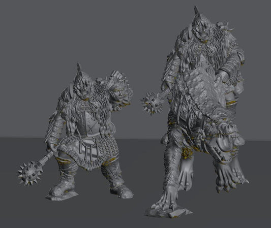 Generic Orc Hero | 28mm Scale Fantasy Infantry Miniatures