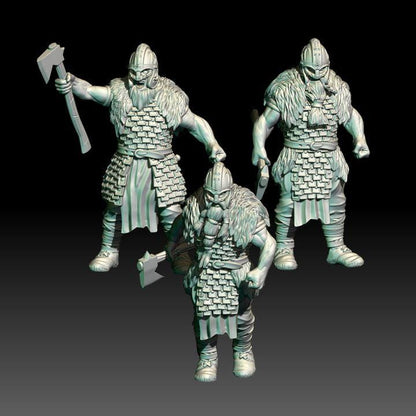 Savage Hillmen Elite Warriors | 28mm Scale Fantasy Infantry Miniatures