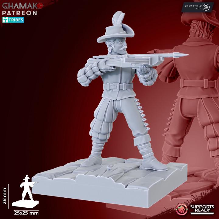 The Human Empire Ranged Infantrymen | 28mm Heroic-Scale Fantasy Infantry Miniatures