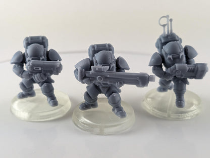 Droydkin Dragoons | 32/28mm Heroic-Scale Sci-Fi Infantry Miniatures