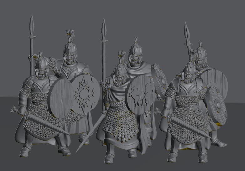 Horse Lords Guards | 28mm Scale Fantasy Infantry Miniatures