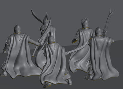 Oathbreaker Elven Warriors | 28mm Scale Fantasy Infantry Miniatures