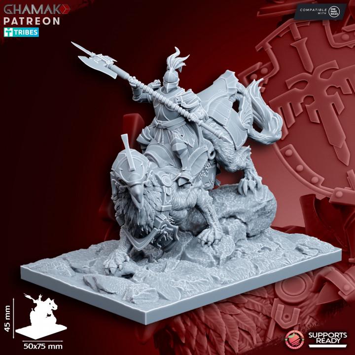 The Human Empire Demi-Gripphin Knights | 28mm Heroic-Scale Fantasy Cavalry Miniatures