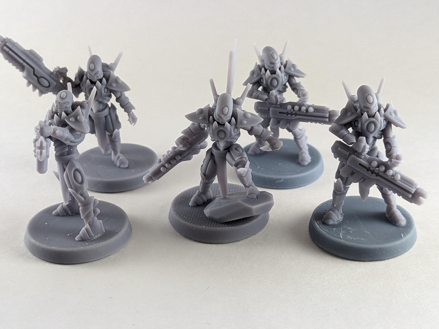 Tech Elves Elite Specialty Warriors | 32/28mm Heroic-Scale Sci-Fi Infantry Miniatures