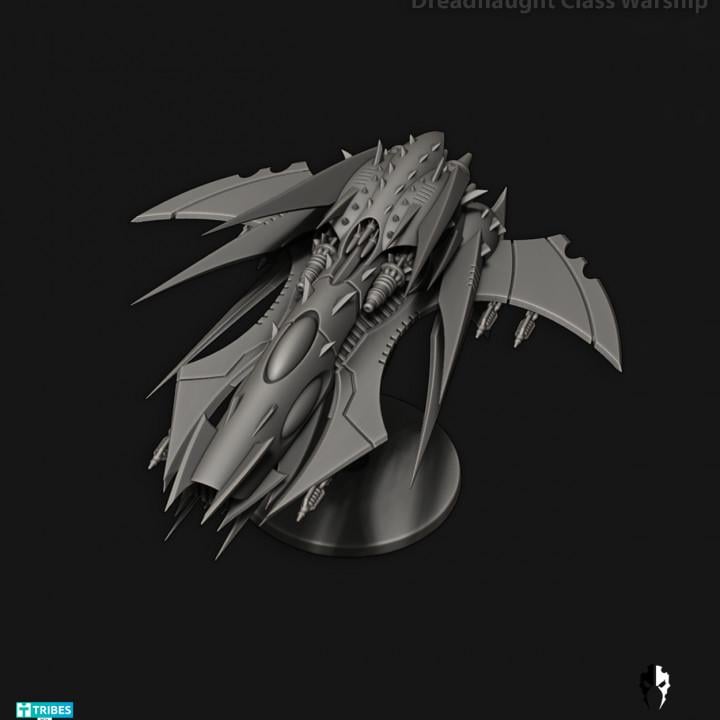 Cursed Elves Fleet Scale Dreadnaught | Fleet Scale Sci-Fi Miniatures