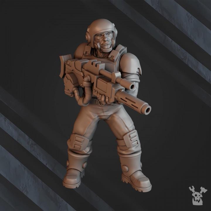 Green Hell Division Commando Squad | 32/28mm Heroic-Scale Sci-Fi Infantry
