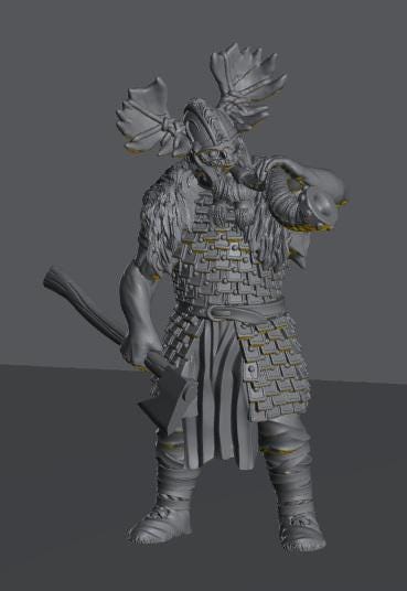 Savage Hillmen Command | 28mm Scale Fantasy Infantry Miniatures