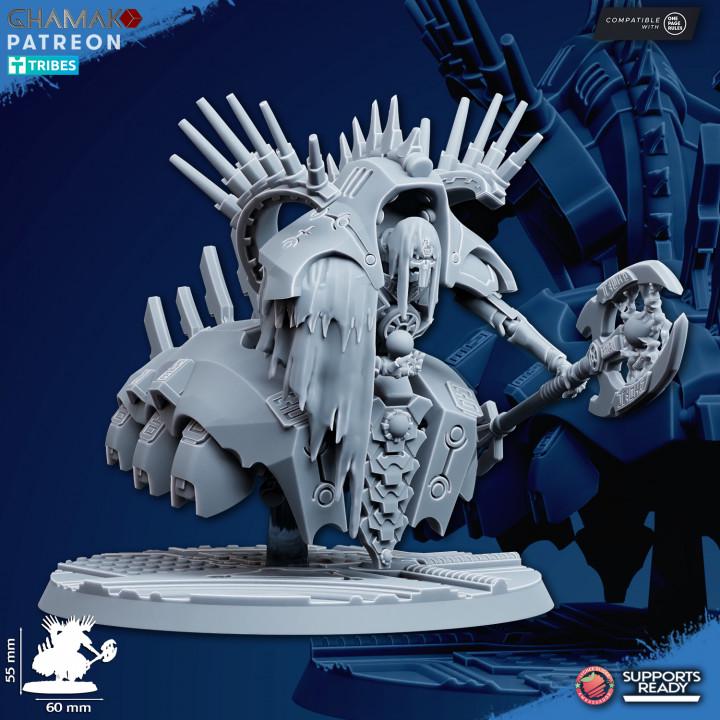 Undying Flying Lord | 32/28mm Heroic-Scale Sci-Fi Jetbike Miniatures