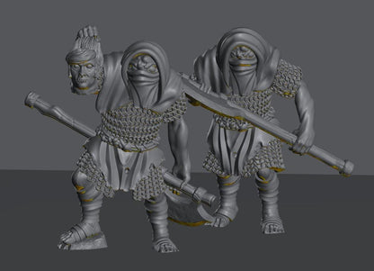 Troglodyte Executioners | 28mm Scale Fantasy Infantry Miniatures