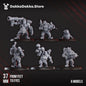 Porkaz Bazooka Bruvvaz | 32/28mm Heroic-Scale Sci-Fi Infantry Miniatures
